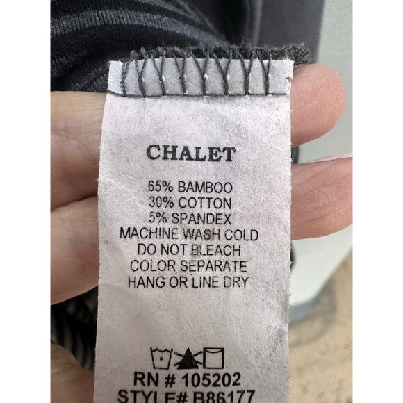 Chalet Lagenlook Artsy Stretch Bamboo Blend Oversized Midi Dress L Made in USA - Picture 12 of 12